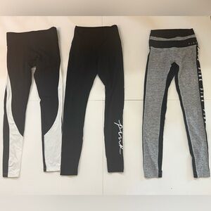 Victoria's Secret PINK Leggings LOT OF 3 - Size XS (Gently Used)